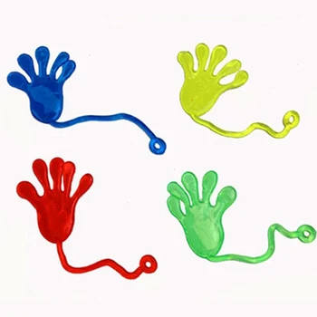 5-20Pcs Tampriai Tampus Lipni Palmių Laipiojimo Sudėtinga Rankas Žaislai Mini Lipni Rankas, Žaislus Vaikams Partija Pasisako Žaislai