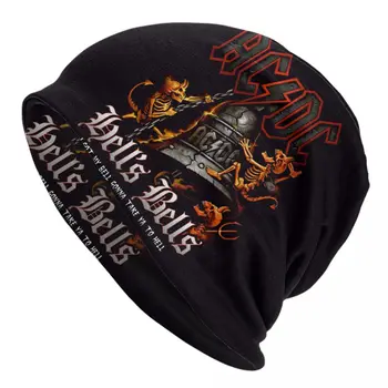 AC DC Bell Rock Roll Beanie Kepurė Unisex Žiemos variklio Dangčio Homme Megztos Kepurės Lauko Australijos Juostos Žvaigždė Skullies Beanies Skrybėlės