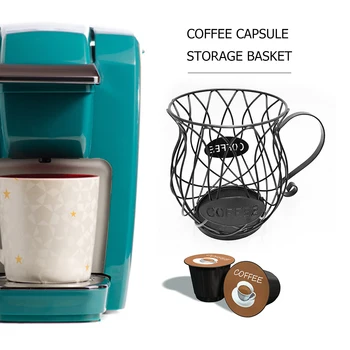 Daugiafunkcinis kapsulės laikiklį Nespresso kavos puodelio laikiklis kavos puodelio saugojimo krepšys namuose kavos parduotuvė viešbučio virtuvės stalčiuko