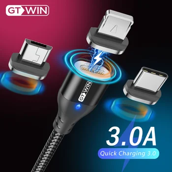 GTWIN 3A Magnetinio USB Kabelis, Skirtas 