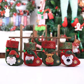 Kalėdų Kojinės Kalėdų Kojinės Papuošalai Kalėdų Senelio Dovanų Saldainių Krepšiai Linksmų Kalėdų Dekoracijos Namų Gimdymo Noel 2022