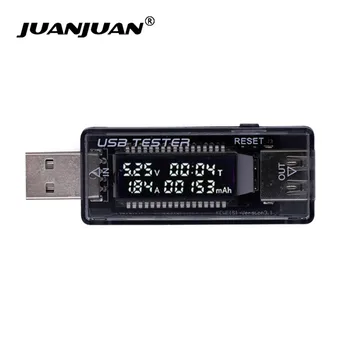 KARŠTO LCD USB Detektorius Voltmeter Ammeter Energijos gamybos Pajėgumų Testeris, Matuoklis Įtampos Vurrent Įkroviklis QC2.0 3.0 20% nuolaida