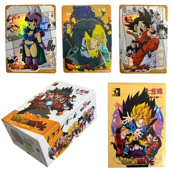 Nauja Japonų Anime Dragon Ball Z Kolekcijos Žaidimo Kortelės Tcg Gokas Vedžitas Duomenys Hobis Kolekcionuojamų Retas Kortas, Vaikų Žaislas Dovanos