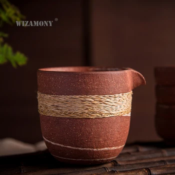 Rongchang tao ' an rankų darbo keramikos grubus keramikos gongdao taurė