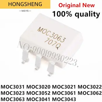 100% Naujas 10vnt/daug MOC3020 SVP-6 MOC3021 MOC3022 MOC3023 MOC3041 MOC3043 MOC3052 MOC3061 MOC3062 MOC3063 SMD Optocoupler IC