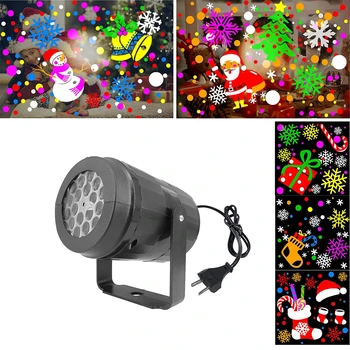 16 Modelis Dekoratyvinis Lauko Apšvietimas LED Projektoriai Kalėdų Lazerinis Projektorius Snaigės Lempos Šalies Etape Diskoteka Namų Dekoro 2023