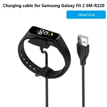 1PC USB Laidą Įkrovimo Duomenų Įkroviklis, Skirtas Samsung Galaxy Fit 2 Smart Apyrankę Įkroviklis Dokas Maitinimo Adapteris Priedai