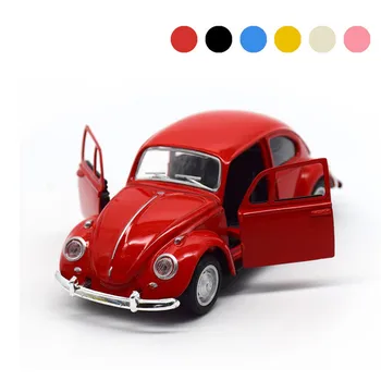 2022 Naujausias Atvykimo Retro Vintage Vabalas Diecast atsitraukti Automobilio Modelį Žaislas Vaikams, Dovanų Puošimas Mielas Figūrėlės Miniatiūros