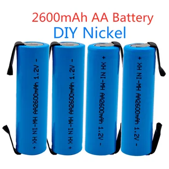 2022 Nwe originalus AA Akku 1,2 V 2600mAh AA NiMH Batterie mit Lydmetalis Smeigtukai 