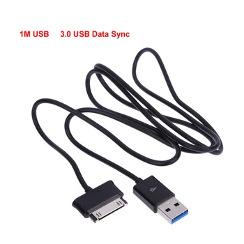 Aukštos Kokybės 1M USB 3.0 USB Duomenų Sinchronizavimo Įkrovimo Kabelis Huawei Mediapad 10 FHD Planšetinio kompiuterio Kroviklio Kabelį