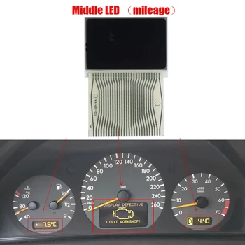 Automobilio prietaisų Skydelio LCD Rida Pikselių Remontas Spidometras Vidurio Ekranu Benz W202 W208 R170