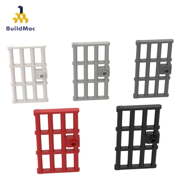BuildMOC Surenka Dalelių 60621 1x4x6 duris su dalelių rėmo Statybinių Blokų Dalys 