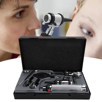 Daugiafunkcinis Otoscope Ophthalmoscope Rhinoscope Nustatyti Profesionalus Diagnostikos Prietaisai Medicinos Namų Gydytojas ENT Ausies Priežiūros Priemonės