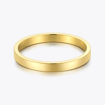 ENFASHION Paprastų Žiedų Moterų Aukso Spalvos Nerūdijančio Plieno Minimalistinio Šviesos Žiedas 2020 bižuterijos Anillos Mujer R4073