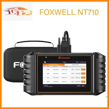 FOXWELL NT710 OBD2 Enhanced Full Sistemos Automobilių Diagnostikos skaitytuvo Paramos Dvikryptis/ Aktyvaus Bandymo/F Reguliuoti IMMO 30+ Reset