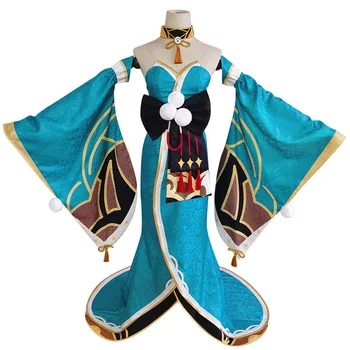 Genshin Poveikio Originalus Dievo cos drabužių Goro sekso ruožtu Praleisti Hina cosplay kimono žaidimas drabužių anime moteriški drabužiai