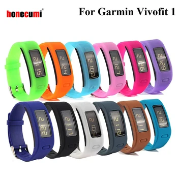 Honecumi Garmin Vivofit 1 Smartband Pakeitimo Silikono Dirželis Smart Watch Band Riešo Dirželis Apyrankė su Sagtimi