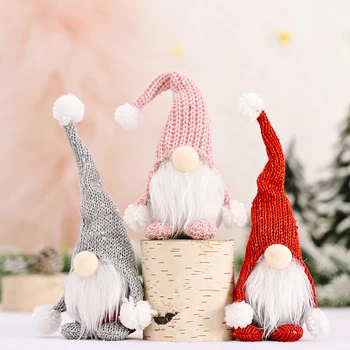 Kalėdų Beveidis Gnome Lėlės Linksmų Kalėdų Dekoracijos Namų Cristmas Ornamentu Kalėdos Navidad Naujųjų Metų 2023 Dekoras