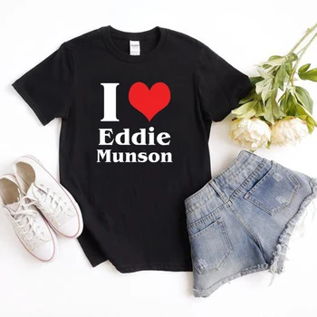 Man Patinka Eddie Muson Marškinėlius Eddie Svetimas Dalykų Unisex Marškinėliai Moterims Grafinis T Marškinėliai trumpomis Rankovėmis Atsitiktinis marškinėliai Gerbėjų Dovana Tee