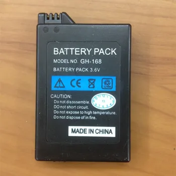 Nemokamas pristatymas GH-168 3,6 V 2400mAh baterija PSP-2000 3000 ličio baterijos 2vnt (siuntos)