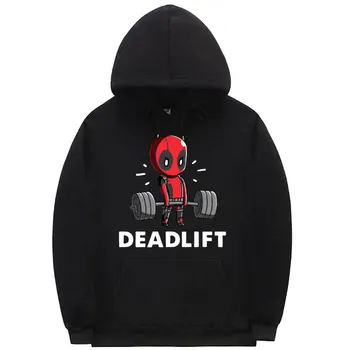 Nuostabi Deadpool Trauka Atletikos Juokinga Fitnesst Hoodie Streetwear Deadpool Supe Herojus Palaidinukė Vyrai Moterys Mados Hoodies