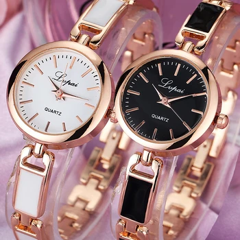 Prabangūs moteriški Laikrodį Apyrankę Laikrodžių Mados Ponios Watchs Unisex Nerūdijančio Plieno, Kvarcas, kalnų krištolas Riešo Reloj De Mujer