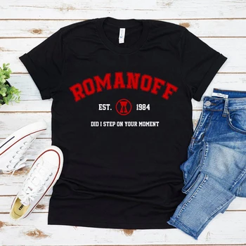 Romanoff 1984 Marškinėliai aš Žingsnis dėl Savo Momentas T-Shirt Gerbėjų Dovana Unisex Trumpas Rankovės Tees Garphic T Marškinėliai Moterims Atsitiktinis Viršūnės