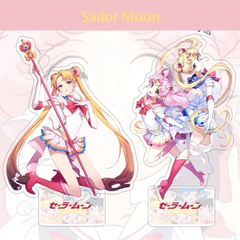 Sailor Moon Anime Pav 15Cm Akrilo Mielas Stovėti Modelis 5 Stilius Stalo Dekoro Kolekcija Gerbėjai Gif