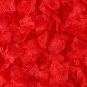 Spalvingas Dirbtinės Rožės Žiedlapis Dirbtinis Romantiškas Šilko Rožių Lapai Vestuves Apdailos Valentino Dienos Stalo Dekoro Prekes