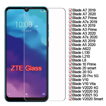 Stiklo ZTE Blade A7 A7s A3 A5 A622 Premjero 2019 2020 Dangtelį Ant ZTE Blade L 210 L8 L130 V10 V2020 V2021 10 20 Smart Pro Vita Stiklo