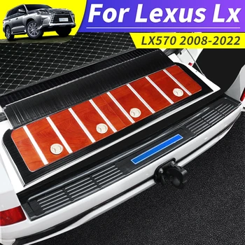 Taikoma 2008-2022 Lexus LX570 Nerūdijančio Plieno Galinis Slenkstis Pakeitimo Galinis Bamperis Pedalo Padengti Dekoratyvinių Priedų