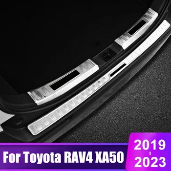 Toyota RAV4 2019 2020 2021 2022 2023 RAV 4 XA50 Hibridas, bagažo skyriaus Dangtis bagazines dangtis Guard Galinis Bamperis Nusitrinti Palangės Plokštės Accessaries