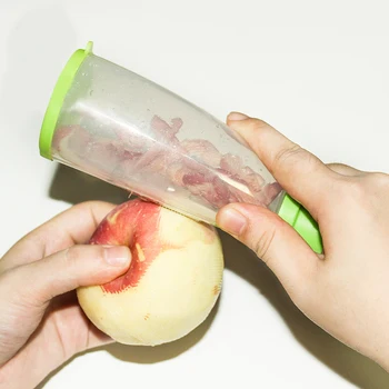 Vaisių, Daržovių Skustukas Plastiko Vaisių Zesters Su Apple Peel Turėtojas Lauke Naudinga Kepimo Įrankius, Virtuvės Dalykėlių
