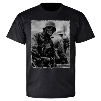 Vokietijoje, Belgijoje, Ardėnų 1944 M. Vokietijos Vermachto Kareivis T-Shirt. Vasaros Medvilnės Trumpomis Rankovėmis O-Neck T Shirt Mens Naujas